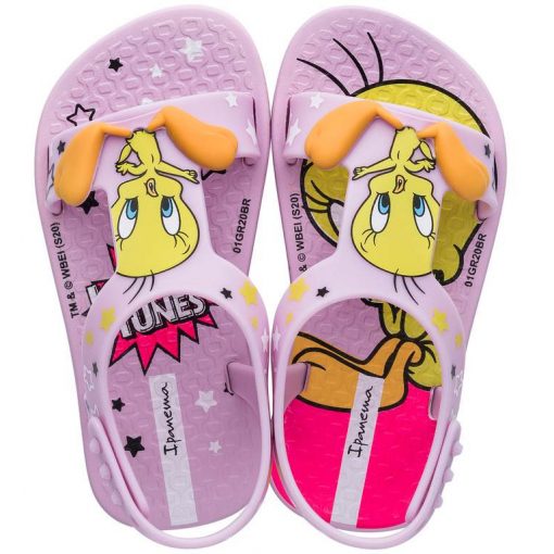 Ipanema Looney Tunes Baby sandále - ružová/béžová